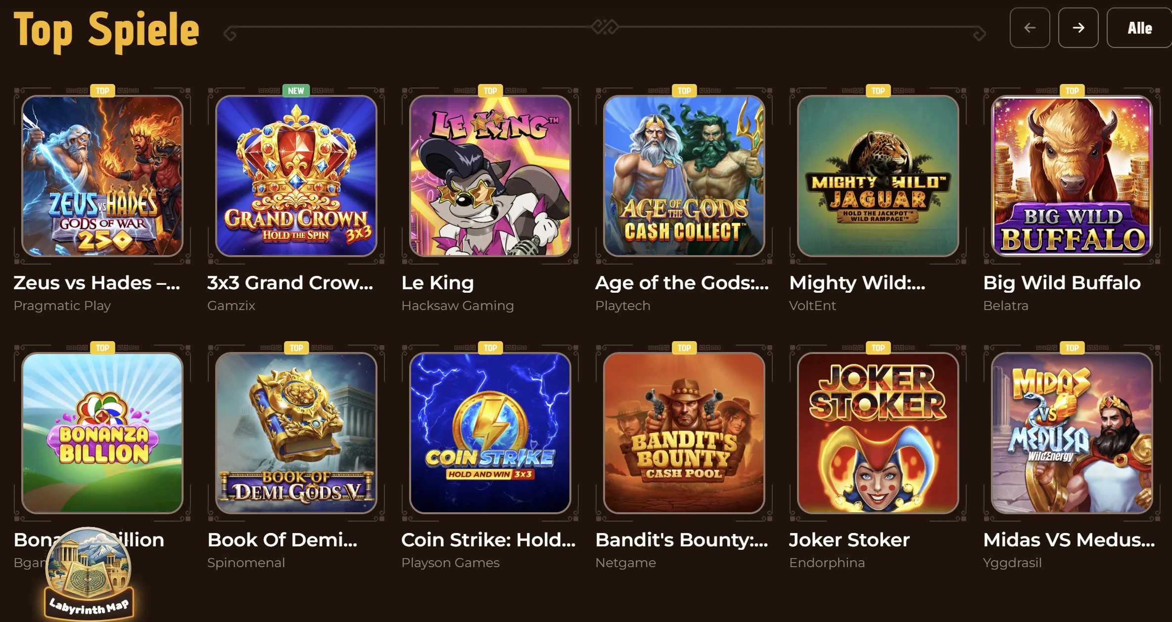 Mino Casino Spiele